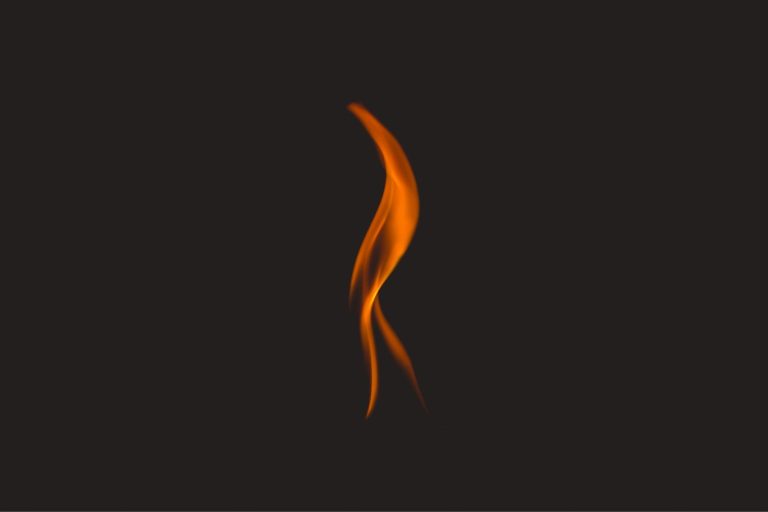 Flamme als Symbol für Brandschutz