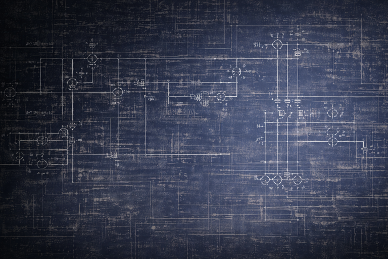 Technische Zeichnung als Symbol für Elektro Fachplanung