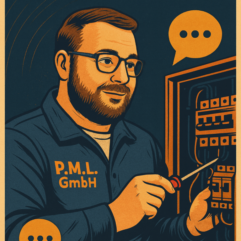 Elektro Notdienst der P.M.L. GmbH in Königsee – Holger Lichtenheldt arbeitet ruhig an einer Verteilung