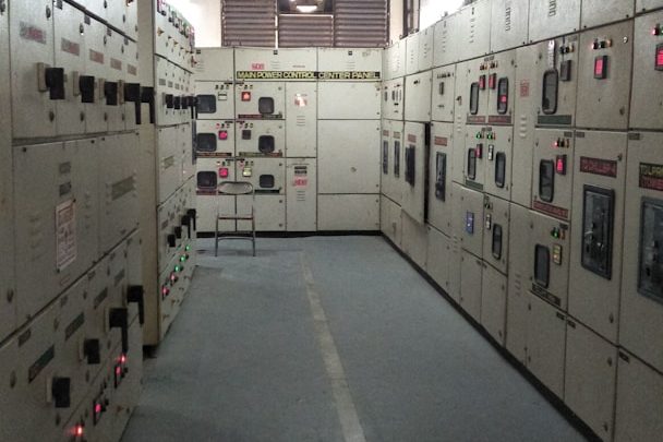 Elektrischer Schaltraum für Baustrom und Energieverteilung